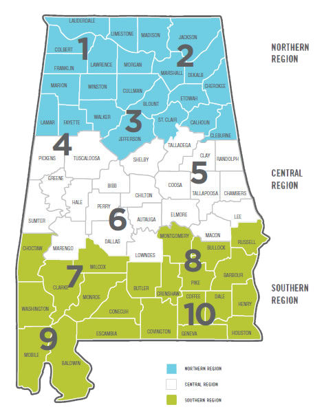 ARWA Scholarship Map